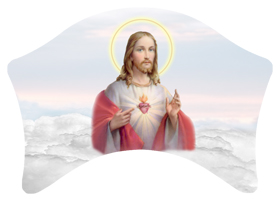 Sacred Heart Clouds White